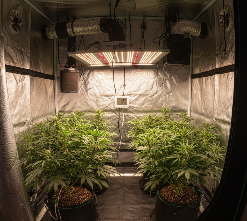 Indoor pěstování konopí