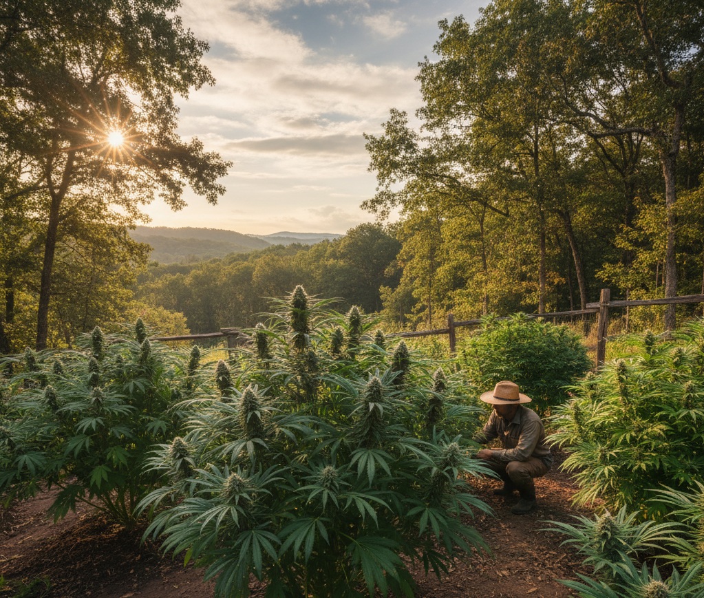 Outdoor pěstování konopí