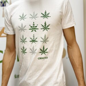 Dámské tričko CBDčko 12 Konopných listů Design: