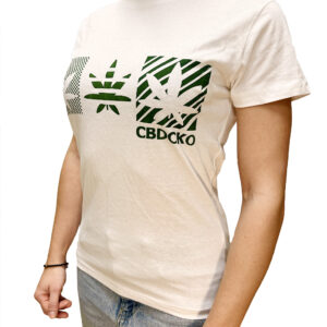 Dámské tričko CBDčko 3 Konopné listy Design: