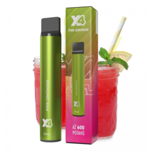 X4 Bar X4 Bar, Jednorázová E-cigareta Limonáda Síla: